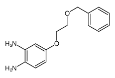 4-(2-phenylmethoxyethoxy)benzene-1,2-diamine结构式