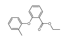 ethyl 2-(o-tolyloxy)benzoate结构式