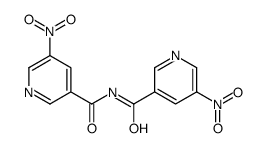 5-nitro-N-(5-nitropyridine-3-carbonyl)pyridine-3-carboxamide结构式