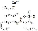 calcium (4Z)-4-[(4-methyl-2-sulfonato-phenyl)hydrazinylidene]-3-oxo-naphthalene-2-carboxylate结构式