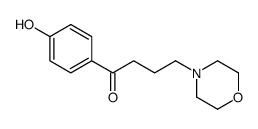 1-(4-hydroxyphenyl)-4-morpholin-4-ylbutan-1-one Structure