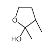 (2S,3R)-2,3-dimethyloxolan-2-ol结构式