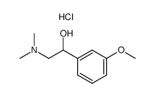 2-dimethylamino-1-(3-methoxy-phenyl)-ethanol, hydrochloride结构式