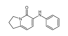 6-PHENYLAMINO-2,3-DIHYDRO-1H-INDOLIZIN-5-ONE结构式