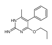 4-methyl-5-phenyl-6-propoxypyrimidin-2-amine Structure