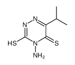 4-amino-6-propan-2-yl-2H-1,2,4-triazine-3,5-dithione Structure