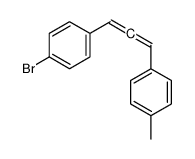 1-bromo-4-[3-(4-methylphenyl)propa-1,2-dienyl]benzene结构式