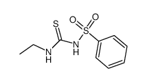 1-Ethyl-3-(phenylsulfonyl)thiourea structure