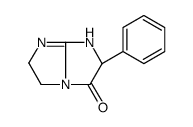 (6R)-6-phenyl-2,3,6,7-tetrahydroimidazo[1,2-a]imidazol-5-one结构式