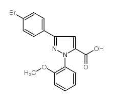 3-(4-bromophenyl)-1-(2-methoxyphenyl)-1h-pyrazole-5-carboxylic acid Structure