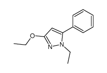 3-ethoxy-1-ethyl-5-phenylpyrazole Structure
