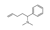 1-Dimethylamino-1-phenylpenten-4 Structure