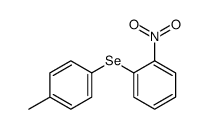 1-(4-methylphenyl)selanyl-2-nitrobenzene结构式