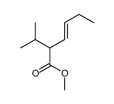 methyl 2-propan-2-ylhex-3-enoate Structure