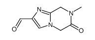 Imidazo[1,2-a]pyrazine-2-carboxaldehyde, 5,6,7,8-tetrahydro-7-methyl-6-oxo- (9CI) picture