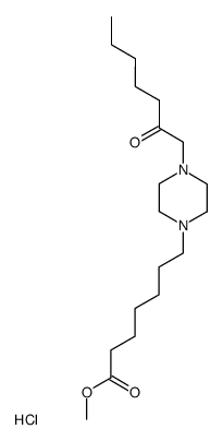 7-[4-(2-Oxo-heptyl)-piperazin-1-yl]-heptanoic acid methyl ester; hydrochloride结构式