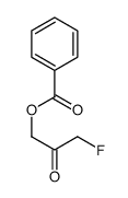 Benzoic acid 3-fluoro-2-oxopropyl ester Structure