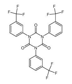 1,3,5-tris-(3-trifluoromethyl-phenyl)-[1,3,5]triazinane-2,4,6-trione Structure