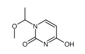 1-(1-methoxyethyl)pyrimidine-2,4-dione结构式