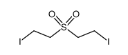 bis-(2-iodo-ethyl)-sulfone结构式