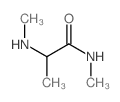 N-Methyl-2-(methylamino)propanamide Structure