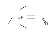 3-triethylgermylprop-2-ynal Structure