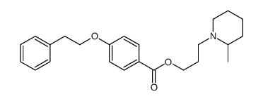 3-(2-Methylpiperidino)propyl=p-phenethyloxybenzoate结构式