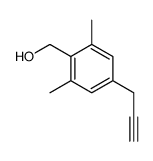 (2,6-dimethyl-4-prop-2-ynylphenyl)methanol结构式