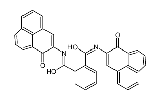 1-N,2-N-bis(1-oxophenalen-2-yl)benzene-1,2-dicarboxamide结构式