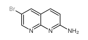 2-氨基-6-溴-1,8-萘啶结构式