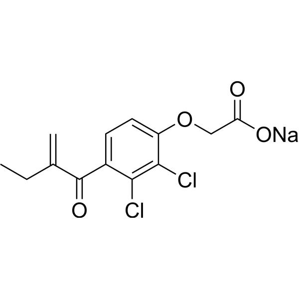 Ethacrynic acid sodium Structure