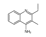 2-ethyl-3-methyl-quinolin-4-ylamine结构式