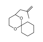 (4S)-4-(2-methylprop-2-enyl)-1,5-dioxaspiro[5.5]undecane Structure