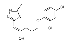 4-(2,4-dichlorophenoxy)-N-(5-methyl-1,3,4-thiadiazol-2-yl)butanamide Structure