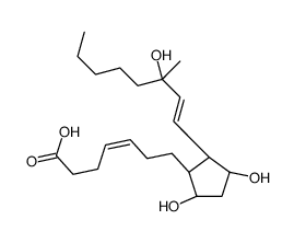 15(S)-15-methyl delta(4)-prostaglandin F1alpha Structure