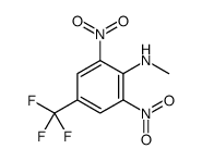 N-methyl-2,6-dinitro-4-(trifluoromethyl)aniline结构式