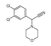 α-(3,4-dichlorophenyl)-4-morpholineacetonitrile Structure