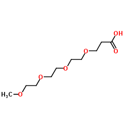 m-PEG3-CH2CH2COOH Structure