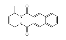 1-methyl-1,4-dihydrobenzopyridazino<1,2-b>phthalazine-6,13-dione结构式