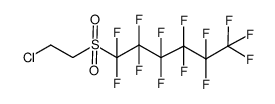 2-chloroethyl tridecafluorohexyl sulfone Structure