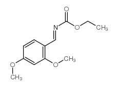 (2,4-DIMETHOXYBENZYLIDENE)CARBAMICACIDETHYLESTER Structure