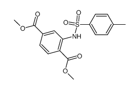 N-(p-toluenesulphonyl)-2,5-dimethoxycarbonylanilide Structure