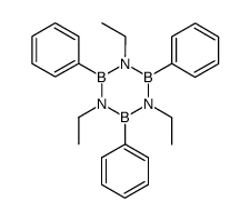 N-triethyl-B-triphenylborazine结构式