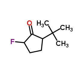 Cyclopentanone, 2-(1,1-dimethylethyl)-5-fluoro- (9CI) structure