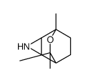 5,7,7-trimethyl-6-oxa-3-azatricyclo(3.2.2.0)nonane结构式