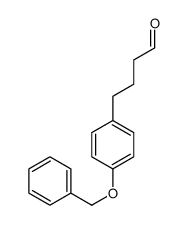4-(4-phenylmethoxyphenyl)butanal结构式