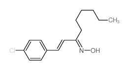 1-Nonen-3-one,1-(4-chlorophenyl)-, oxime, (?,E)- (9CI)结构式