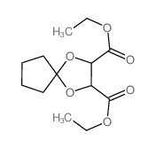 diethyl 1,4-dioxaspiro[4.4]nonane-2,3-dicarboxylate结构式