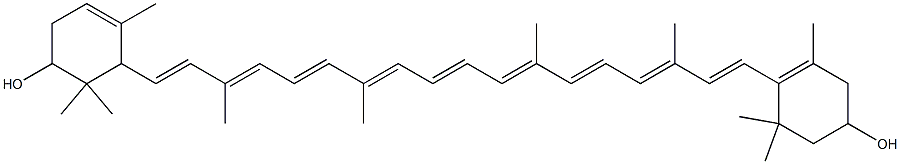 (6'ξ)-β,ε-Carotene-2',3-diol结构式