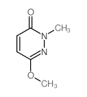 3(2H)-Pyridazinone,6-methoxy-2-methyl- Structure